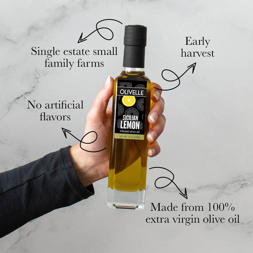 Sicilian Lemon Infused Olive Oil Info