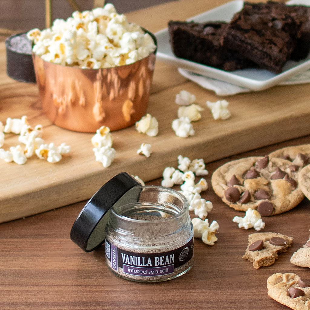Vanilla Bean Infused Sea Salt | Olivelle The Art of Flavor®