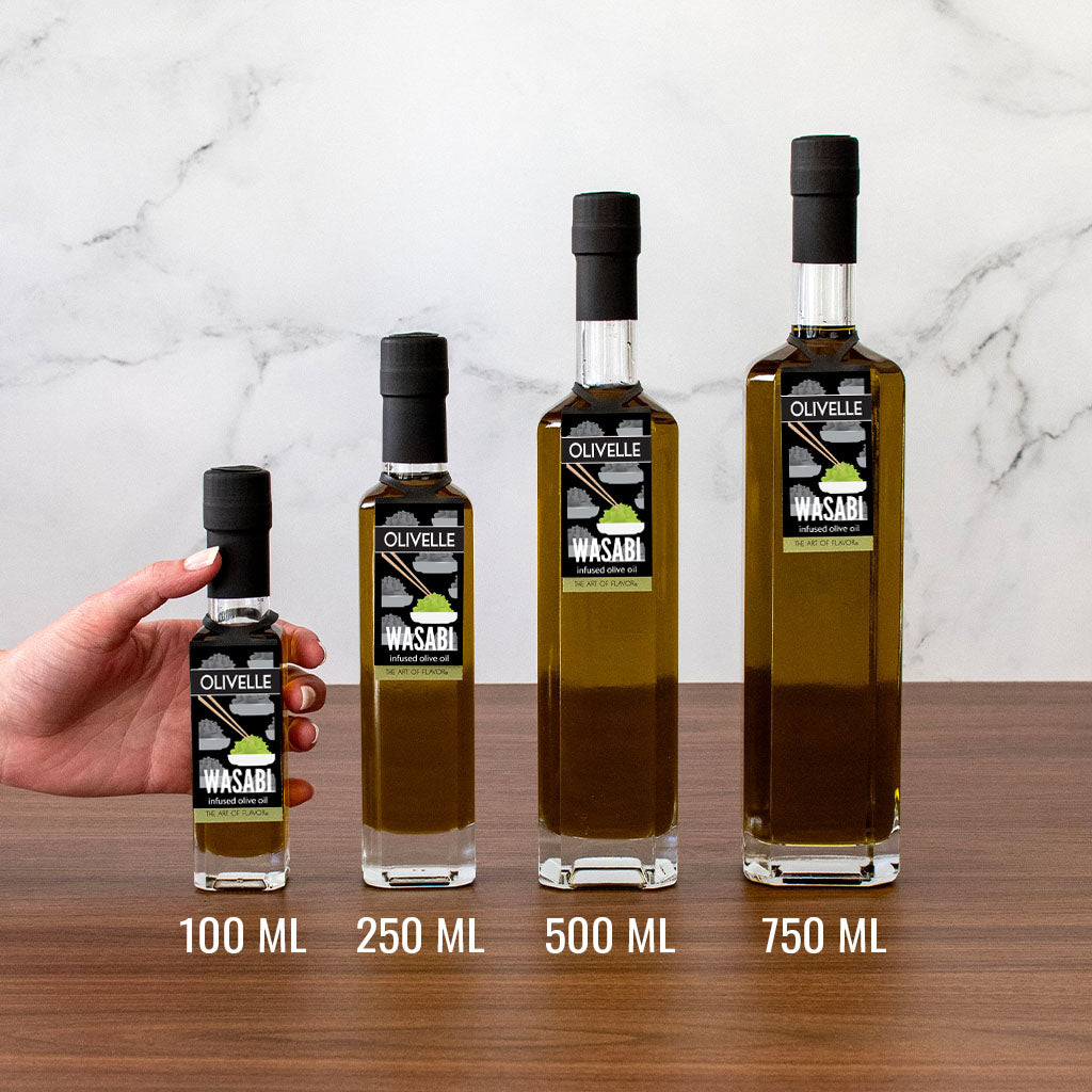 Wasabi Infused Olive Oil Bottles