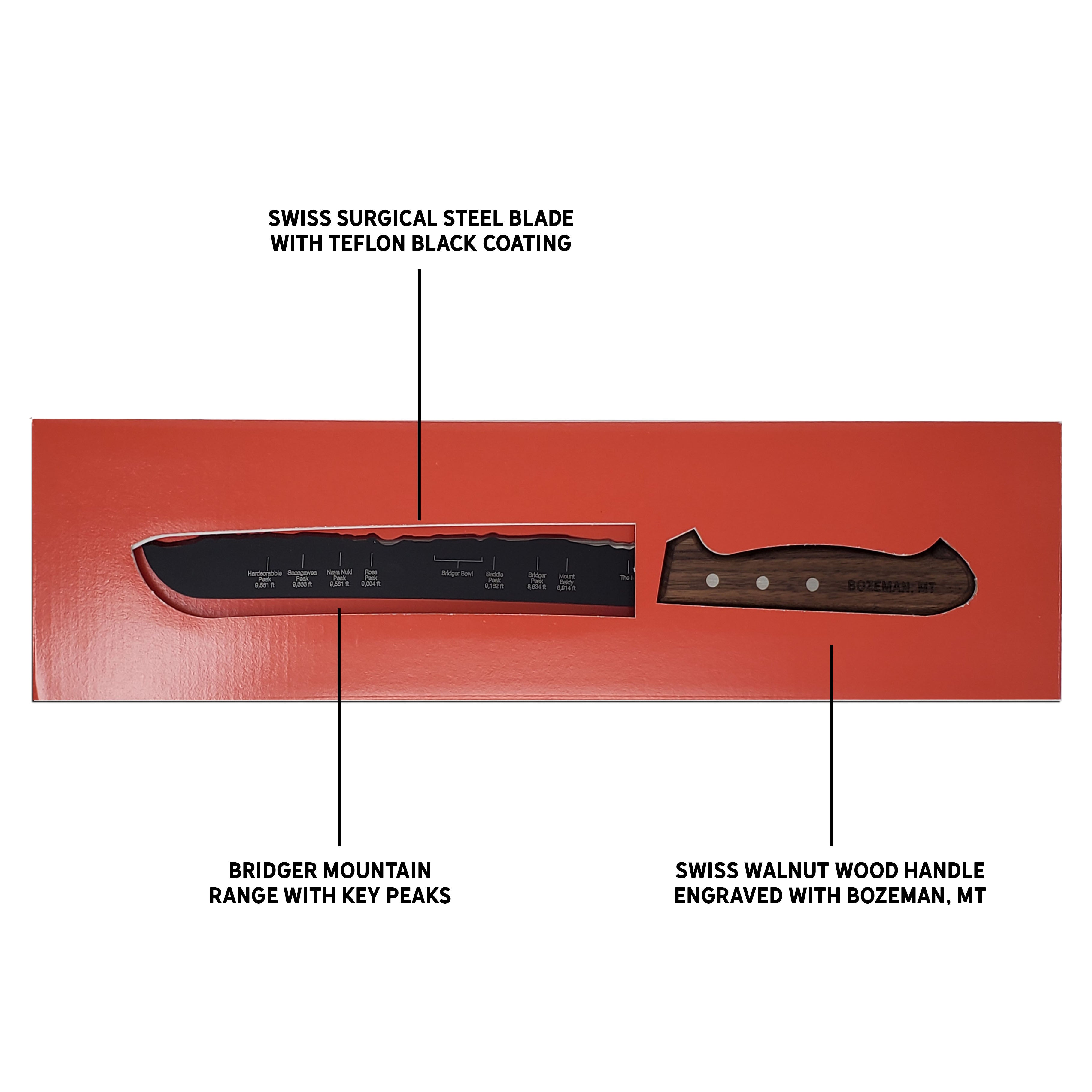 Bridger Mountains Bread Knife